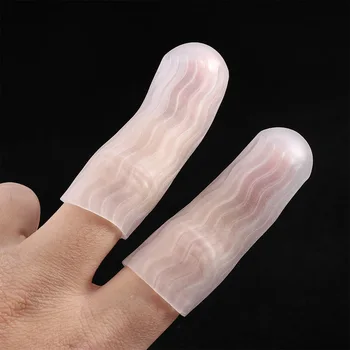 1 Parov Silikonski Gel Cev Povoj Prst Toe Patron Rokavice, Rokavi Lajšanje Bolečin Ogrevano Prst Rokavice Non-Slip