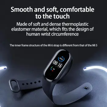 1pcs M6 Smart Šport Band Fitnes Tracker Pedometer Srčni utrip, Krvni Tlak Monitor Bluetooth, združljiva Smartband Zapestnice