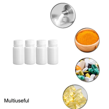 24pcs/veliko 10cc 10 ml HDPE Plastike, Bele Prazne povratne tabletke steklenice, posodo za Vitamin embalaža