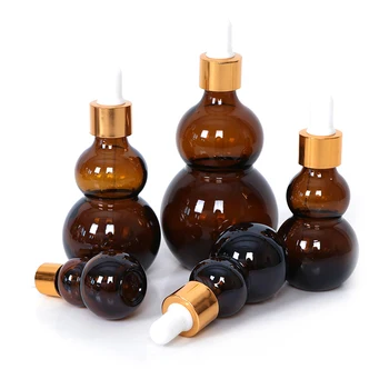 2Pcs Temno Rjava Gourd Eterično Olje, Stekleničenje Visoko-kakovostni razred Eterično Olje, Stekleničenje