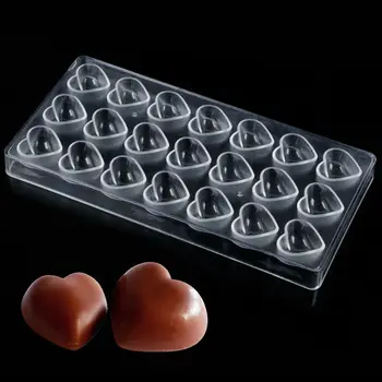 3D Polikarbonata Čokolada Plesni Pladenj Obrazec za Plesni Čokolado Kalupi, Plastična Peko Plesni Cvetje Peko Peciva Pekarne Orodja