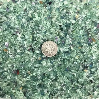 50 g 2-4 mm, Naravno Zeleno Fluorite Kristali Kremena Gravels Padle Zdravljenje Naravni Kamni in kristali