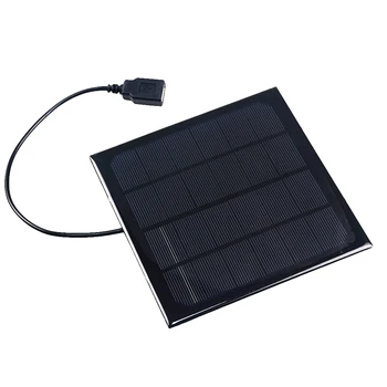 6V 3W 6W Izhod USB Solarni Polnilnik Baterij USB Ženski Port Polnjenje Regulatorji, Solarni Panel Skladu Dolžina 30 CM