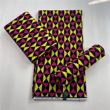 Afriške vosek 2022 Moda nederlands Design Afriške Nigerijski Ankara Holland Visoko Kakovost Pravi Vosek Tiskanja Tkanine pagne vosek 1030