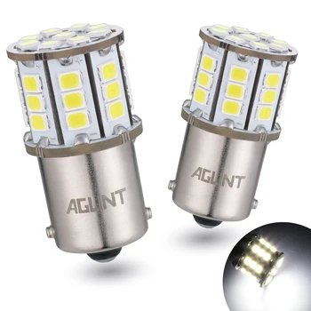 AGLINT 2pcs 1156 1141 P21W Ba15s 7506 1003 LED Žarnice Za RV Avtodom Prikolica za Čoln Trunk Vključite Signal Notranje Svetlobe Bela 12-24V