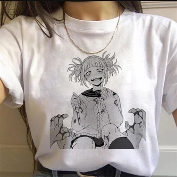 Anime Natisnjeni T Shirt Moj Junak Univerzami Kawaii Risanka Himiko skorpion, no toga Grafični Tees Poletje Harajuku Kratkimi Rokavi Tshirt za Ženske, Moške
