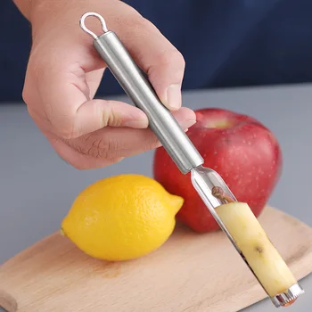 Apple Corer Pitter Hruška Bell Twist Sadje Stoner Jamo Kuhinja Enostavno Jedro Semena Odstranite Orodje, Pripomoček za odstranjevanje barve poper
