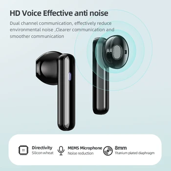 Bluetooth Slušalke Bluetooth 5.0 TWS Slušalke Igra Namenske 9D Stereo Touch Kontrole Brezžične Slušalke Čepkov Slušalke lotus