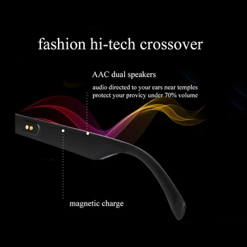 Brezžična tehnologija Bluetooth Smart Glasses 5.0 sončna Očala na Prostem Pametno Šport prostoročno Klicanje Glasbe Anti-Modra Očala za Xiaomi