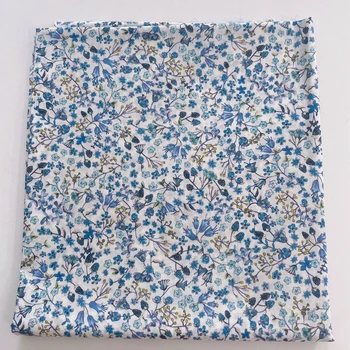 Donna Leigh Cvetlični 80. Tissun svobode Bombažna Poplin Tkanine Za Otroke Baby Šivanje Krpo Obleke Krilo DIY Natisnjeni 0,5 M Oblikovalec