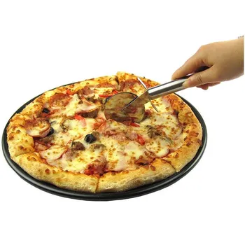Gospodinjski Pizza Nož iz Nerjavečega Jekla Pizza Eno Kolo Rez Orodja, Premer 6.5 CM Kuhinja Torto Orodja Kolo Vaflji Piškotkov