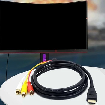 HDMI za 3RCA Kabel 1,5 M z Scart Glavi pozlačeni priključki HDMI, da priključite Kabel AV, HDMI Tri-Color Kabel, Audio Kabel