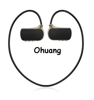 Kakovost Pravi Zmogljivosti 4 GB W273 Keshi Znoj Odporne Brezžične Slušalke Neckband Športni MP3 Predvajalnik Glasbe