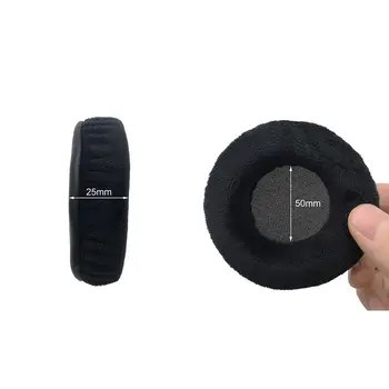 KQTFT 1 Par Žamet Nadomestne Ušesne Blazinice za Pioneer HDJ 1000 1500 2000 X7 Slušalke EarPads Earmuff Kritje Blazine Skodelice