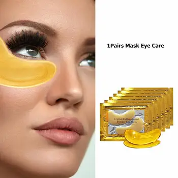 Kristalno Kolagena Zlato v Prahu Oči Masko Anti-Aging podočnjake Akne Lepotnih Popravkov Za Oči Nego Kože Kozmetike 30pcs=15pairs