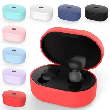 Kritje za Xiaomi Redmi Airdots Najnovejše Silikonska Zaščitna torbica TWS Bluetooth Slušalke Slušalke