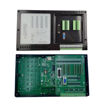 Krmilnik za USB SMC5-5-N-N brez Povezave Mach3 500KHz G-Code, 7-Palčni Zaslon 75W12V DC Napajanje 6-Osni Sili kolo za Ročni pogon Kit