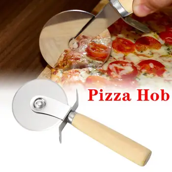Kuhinja Iz Nerjavečega Jekla Rezilo Pizza Nož Torto Orodja Pizza Kolesa Škarje Idealen Za Pizza, Burek, Vaflji In Testo Za Piškote