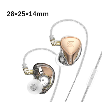KZ-ZEX PRO Žično Elektrostatično+Dinamično+Uravnoteženo Slušalke za v Uho Šport Gaming Slušalke Glasbeni Hibrid Slušalke Čepkov za dodatno Opremo