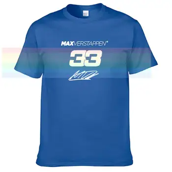 Max-verstappen majica moška Kratka sleeved Poletje Priložnostne bombaža T-shirt 33 svetovni prvak T-shirt Vrh prodaje N04