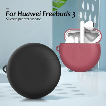 Mehke Silikonske Slušalke Primeru, ki se Uporablja Za Huawei Freebuds 3 Brezžične Slušalke Anti-padec Shockproof Primerih Za FreeBuds3 Coque