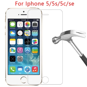Ohišje za iphone se 5s 5c 5 s e c kritje kaljeno steklo zaščitnik zaslon na i telefon s5 c5 es iphone5 iphone5s iphonese iphone5c i5