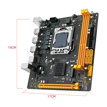 Strojnik X79 matične plošče, set komplet Z Intel Xeon E5 2440 LGA 1356 CPU Procesor in 8GB （2*4g）DDR3 RAM Mini DTX X79 V5.33B