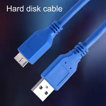 Super Hitrost USB 3.0 Moški A do Mikro B Kabel Za Zunanji Trdi Disk HDD 0,3 m 1m podatkovnem Kablu Žice Adapter