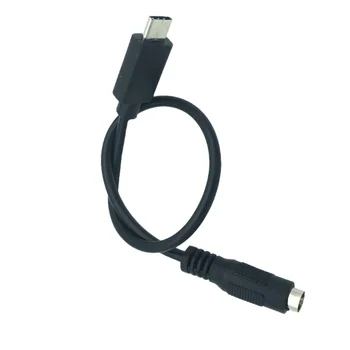 USB 3.1 Vrste C, USB-C DC za 5,5 x 2,5 mm Napajalni Priključek Podaljšek Kabel za Polnjenje