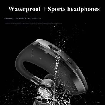 V9 TWS Bluetooth Slušalke Brezžične Slušalke za Prostoročno uporabo Poslovnih Slušalke z Mikrofonom Pogon Klic Športne Slušalke za Pametne telefone