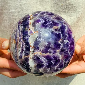 Velike naravne Dreamlike Vijolično Kristalno Kroglo Naravne Crystal čakro zdravljenje žogo