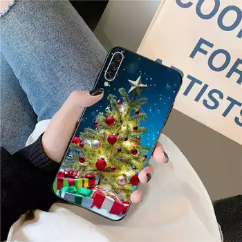 Vesel Božič Novo Leto Drevo Primeru Telefon Za Samsung galaxy S opomba 10 7 8 9 20 30 31 40 50 51 70 71 21 s ultra plus
