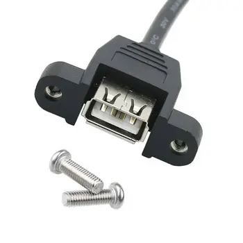 Visoka Kakovost luknjo za Vijak omejeno USB2.0 Ženski PH2.0 4-Pin Kabel Skladu 4Pin Vtič usb datum kabel