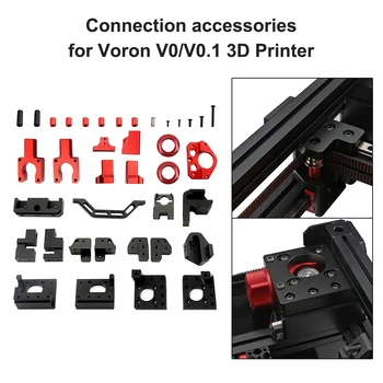 Visoka Kakovost Zamenjava 3D Tiskalnik Frame Mount Kit, CNC Obdelavo Kovin, Tiskani Deli za Voron V 0.1 3D Tiskalnik Dodatki za Vroče