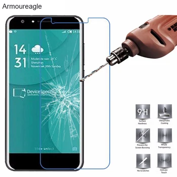 Y6 kaljeno steklo film zaščitnik zaslon clear na za doogee y6 5.5 palčni telefon dodatki zaščitno folijo primeru stražar