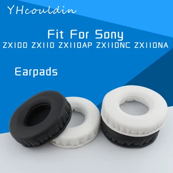 YHcouldin Earpads Za Sony ZX110NC ZX110 ZX110NA ZX100 ZX110AP Slušalke Accessaries Zamenjava Nagubana, Usnje Mehkega Materiala