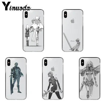 Yinuoda Claymore Anime Primeru Telefon za iPhone X Xs Xr XsMax 6 6s Plus 7 7plus 8 8plus 5 5s 5c SE Pokrov