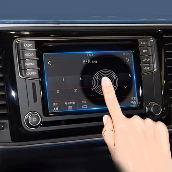 Za Volkswagen VW Hrošč 2012-2019 Dodatki GPS Navigacija Kaljeno Steklo Varstvo Film LCD Zaslon Nalepke Film Avto Styling
