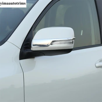 Zunanjost Za Toyota Land Cruiser Prado FJ150 150 2010 - 2020 ABS Chrome Rearview Mirror Drgnjenje naslovnica Stripa Kit Trim Dodatki