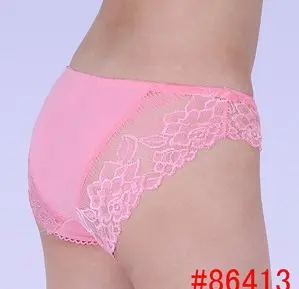 Ženske seksi Cvetlični hlačnic Čipke underwears 95%bombažne hlačke velikosti M,L,XL multicolors 4pcs/veliko brezplačna dostava wholesales